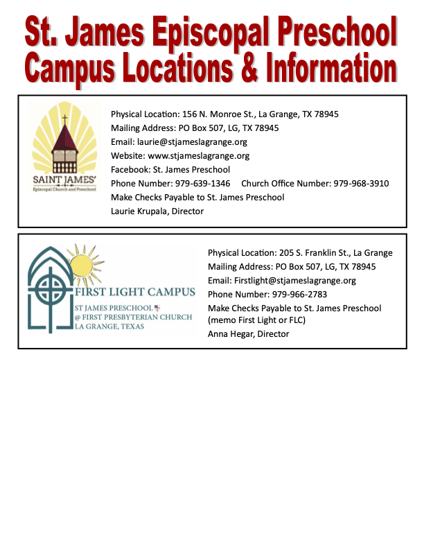 Campus locations and information